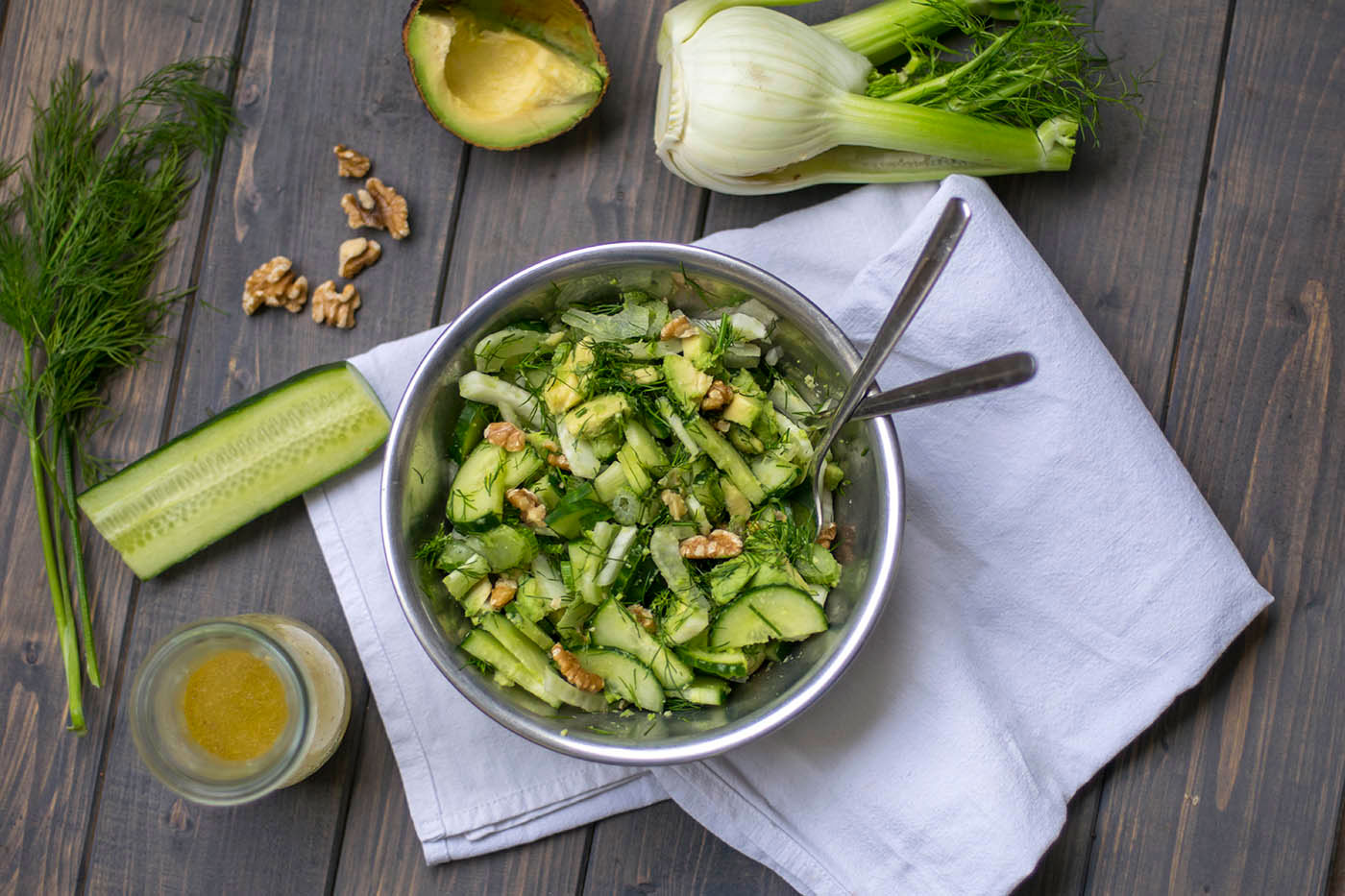 gurken-dill-sommer-salat-rezept-vegan-4 | Foodreich Foodblog