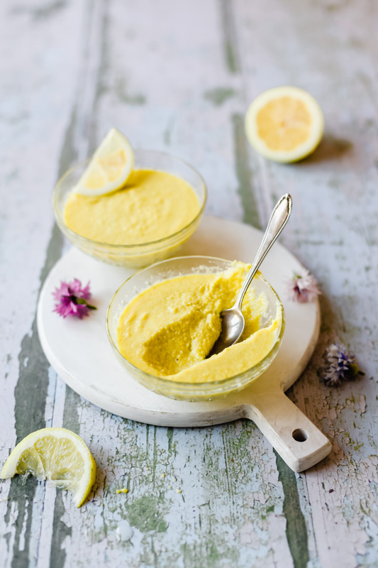 VEGAN Zitronen Zucchini Mousse Dessert | Foodreich Foodblog